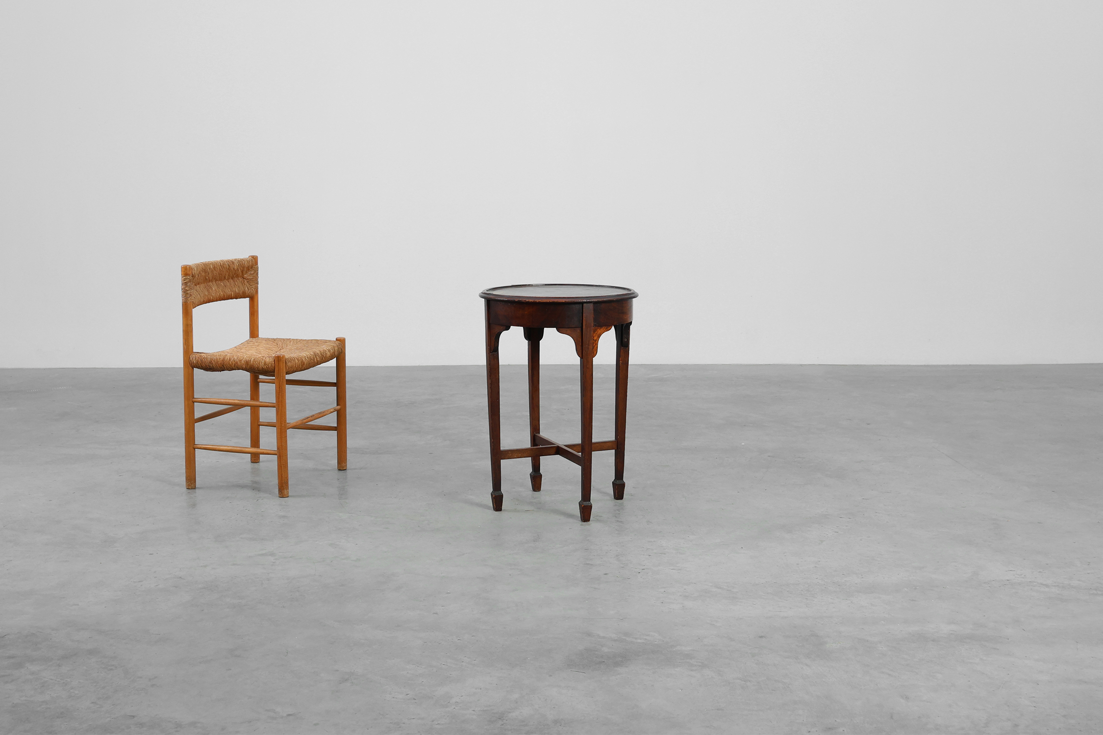 19th Century Rustic Round Side Table, France thumbnail